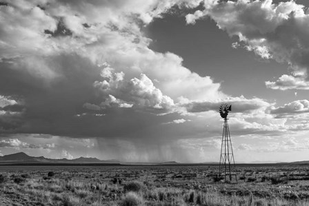 New Mexico Monsoon Rains by Nathan Larson art print