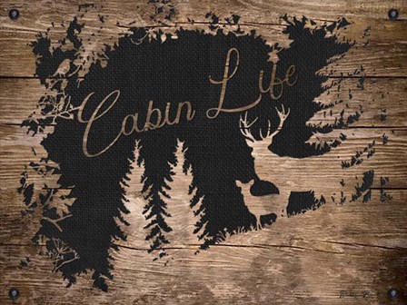 Cabin Life by Denise Brown art print