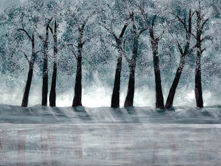 Blue Forest by Doris Charest art print