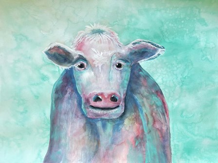 Misunderstood Cow by Doris Charest art print