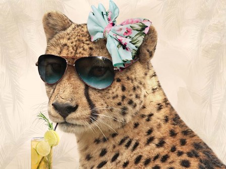 Cool Safari Cat by Marcus Prime art print