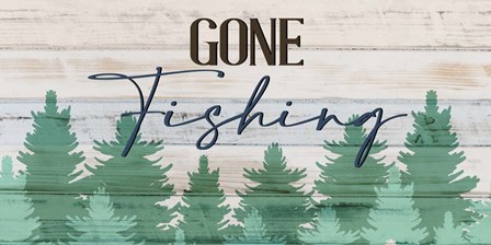 Gone Fishing by Kimberly Allen art print