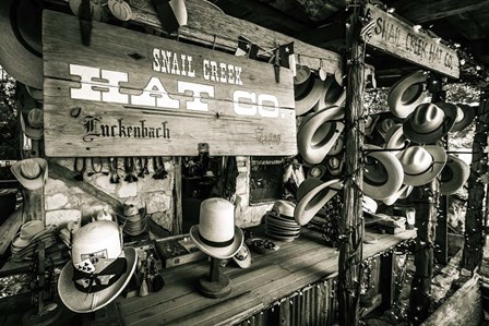 Snail Creek Hat Company by Andy Crawford Photography art print