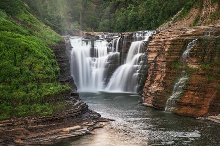 Letchworth State Park Upper Falls by Andy Crawford Photography art print