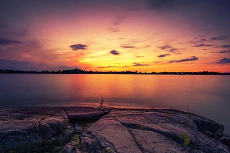 Sunset Over the St. Lawrence River by Andy Crawford Photography art print