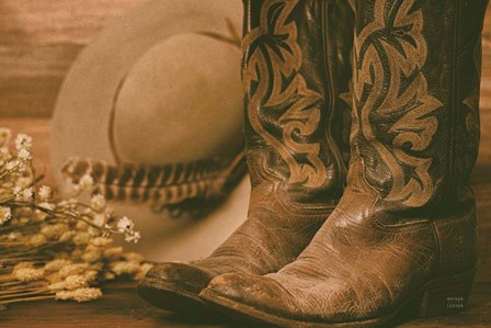 Cowboy Boots V by Nathan Larson art print