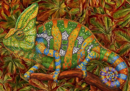 Chameleon Veiled by Tim Jeffs art print