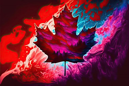 Canada 5 by Wumples art print