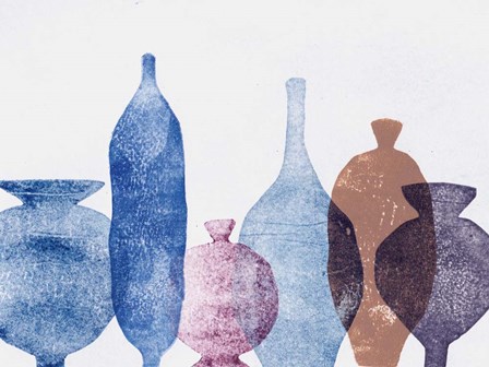 Vases 1 Blue by Pernille Folcarelli art print