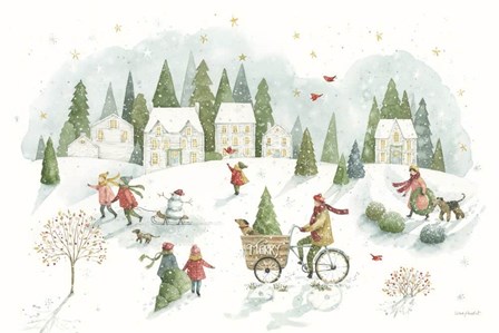 Magical Winterland I by Lisa Audit art print
