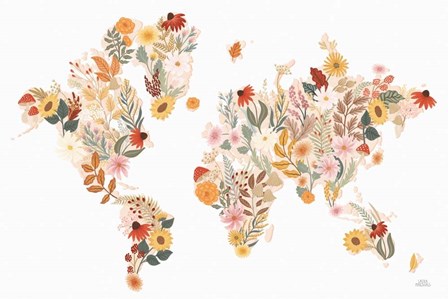 Autumn Meadow World by Laura Marshall art print