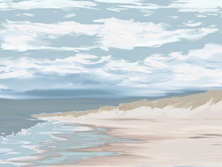 Sand On The Beach by Adebowale art print
