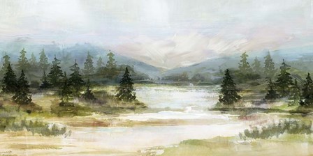 River View by Nina Blue art print