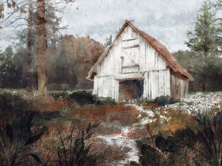 Rusted Hearth Barn II by Nina Blue art print