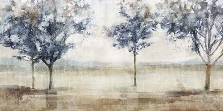 Moody Trees by Nina Blue art print