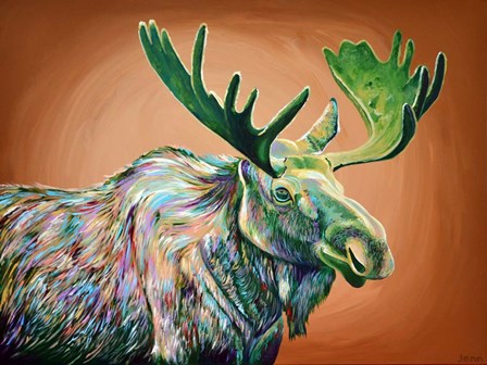 Moose No. 2 by Jenn Seeley art print
