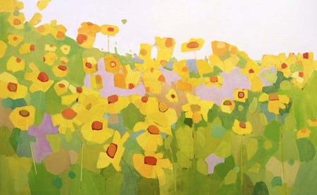 Field of Sunflowers by Anne Becker art print