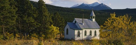 Church in a forest, Yukon, Canada by Panoramic Images art print