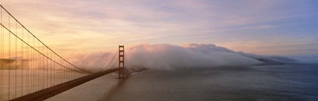 Golden Gate Bridge and Fog San Francisco by Panoramic Images art print
