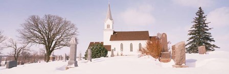 Facade of a church, Otter Tail County, Minnesota by Panoramic Images art print