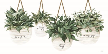Inspirational Potted Plants by Cindy Jacobs art print