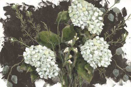 Hydrangeas in White by Jennifer Holden art print