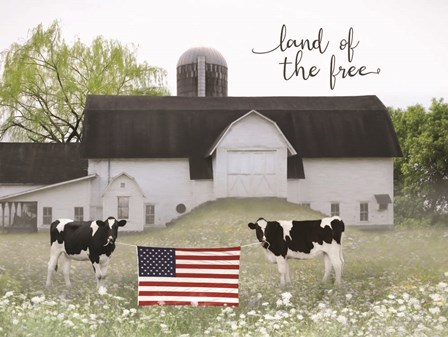 Land of the Free Cows by Lori Deiter art print
