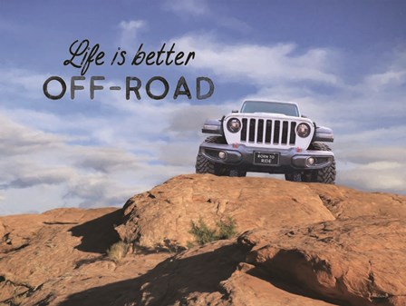 Life is Better Off-Road by Lori Deiter art print