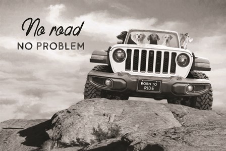No Road, No Problem by Lori Deiter art print