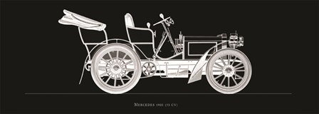 Mercedes, 1900 by Antonio Fantini art print