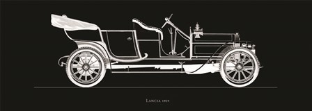 Lancia, 1909 by Antonio Fantini art print