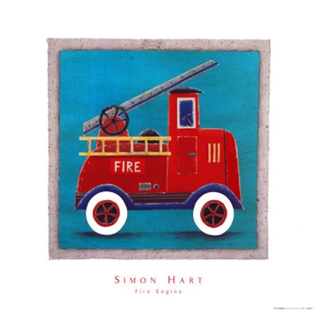 Fire Engine by Simon Hart art print