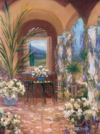 Veranda I by Elaine Stevens art print