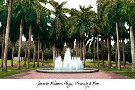 University of Central Florida by Landmark publishing art print