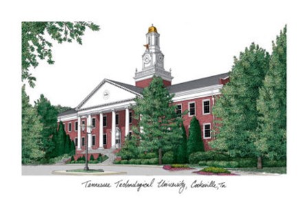 Tennessee Technological University by Landmark publishing art print