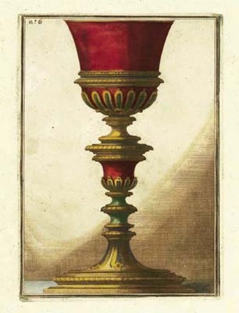 Red Goblet IV by Giovanni Giardini art print