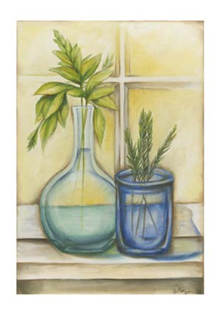 Sunkissed Herbs I by Jennifer Goldberger art print