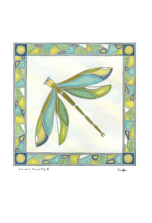 Luminous Dragonfly II by Vanna Lam art print