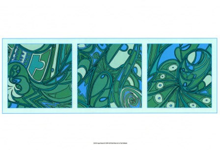 Aqua Fission II by Tina Kafantaris art print