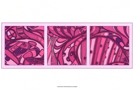 Pink Fission I by Tina Kafantaris art print