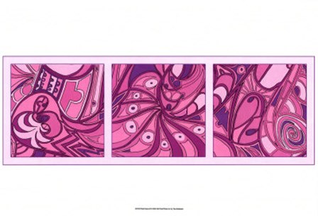 Pink Fission II by Tina Kafantaris art print