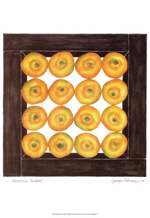 Lemons Cubed by Jennifer Goldberger art print