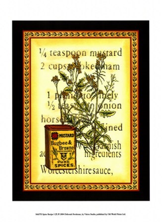 Spice Recipe I by Deborah Bookman art print