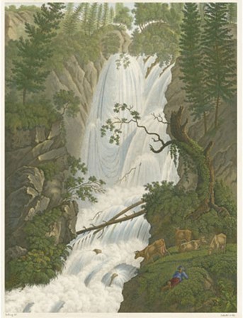 Tranquil Cascade I by Melling art print