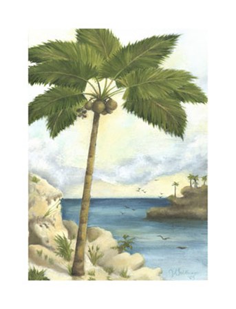 Tropical Interlude II by Jennifer Goldberger art print