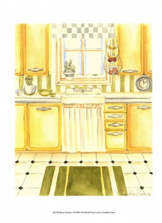 Retro Kitchen I by Chariklia Zarris art print