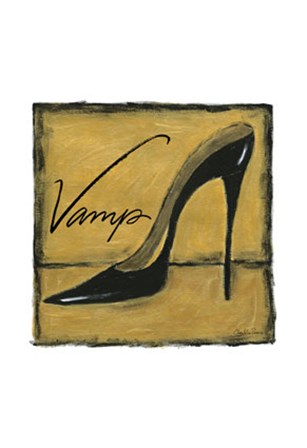 Vamp on Gold by Chariklia Zarris art print