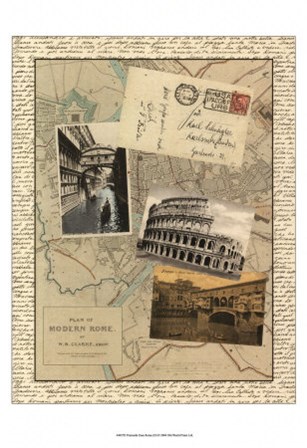 Post Cards from Rome by Vision Studio art print
