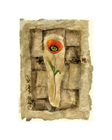 Gilded Poppy I by Jennifer Goldberger art print