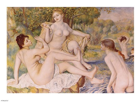 Bathers by Pierre-Auguste Renoir art print